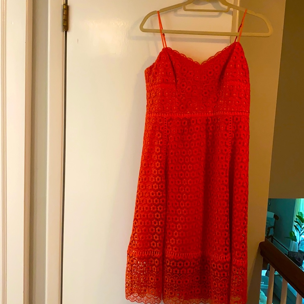 JCrew size 6 daisy lace floral dress.
